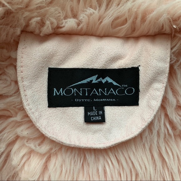 Vintage Y2K baby pink pastel fur detail coat - Picture 3 of 4
